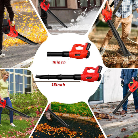 Denqir leaf blower yard patio dust clearing scenarios for versatile outdoor cleanup.