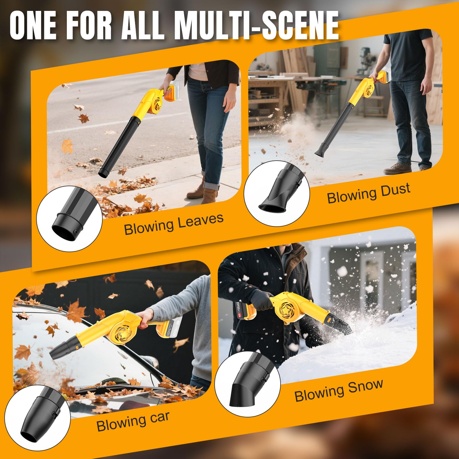 Denqir lightweight 1.6lbs design enhances maneuverability for sidewalks.