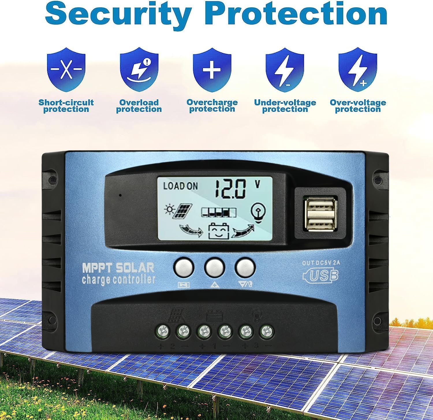 Depvko 100A MPPT controller features four-stage charging for battery care