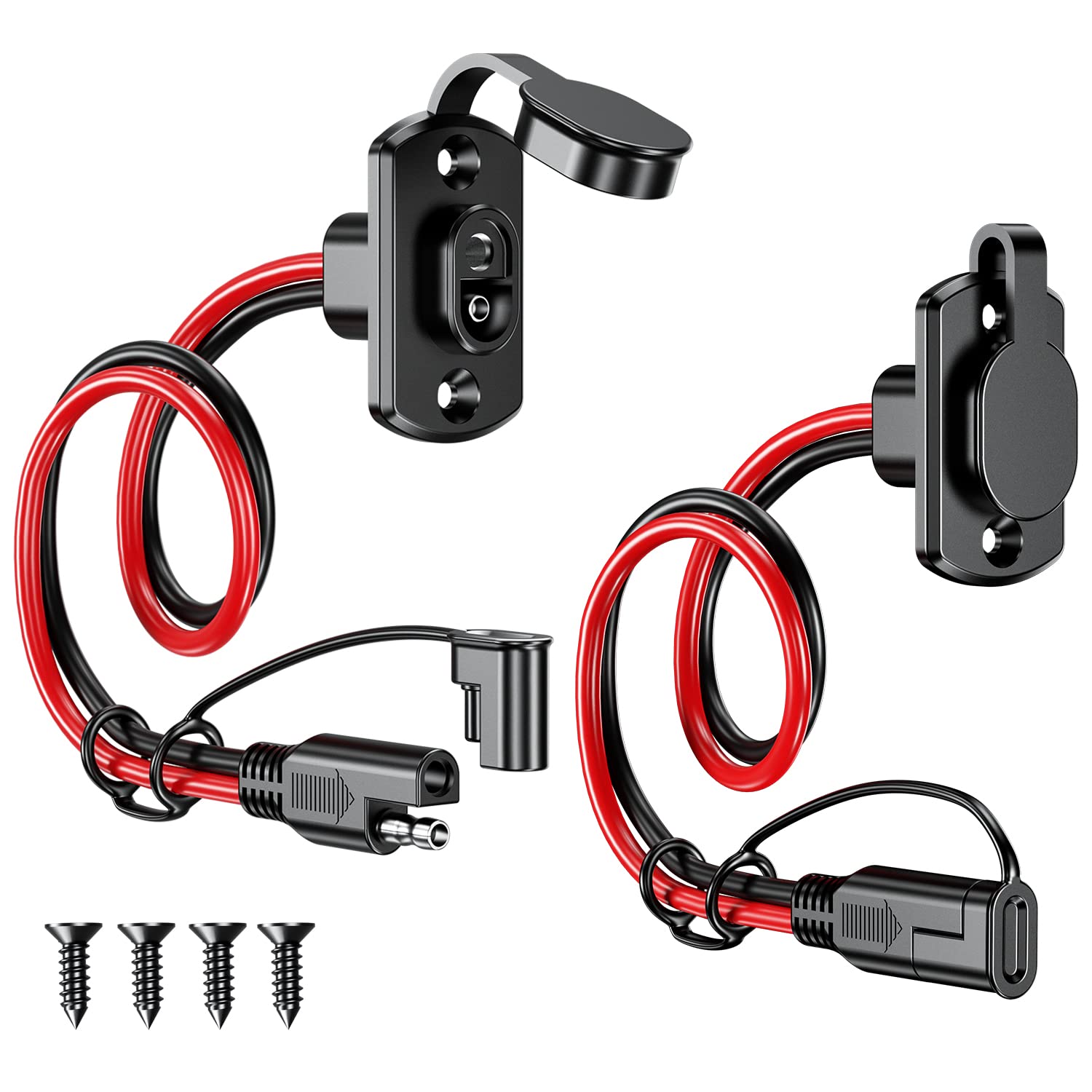 Depvko SAE connector 1ft cable for quick, reliable power connections.