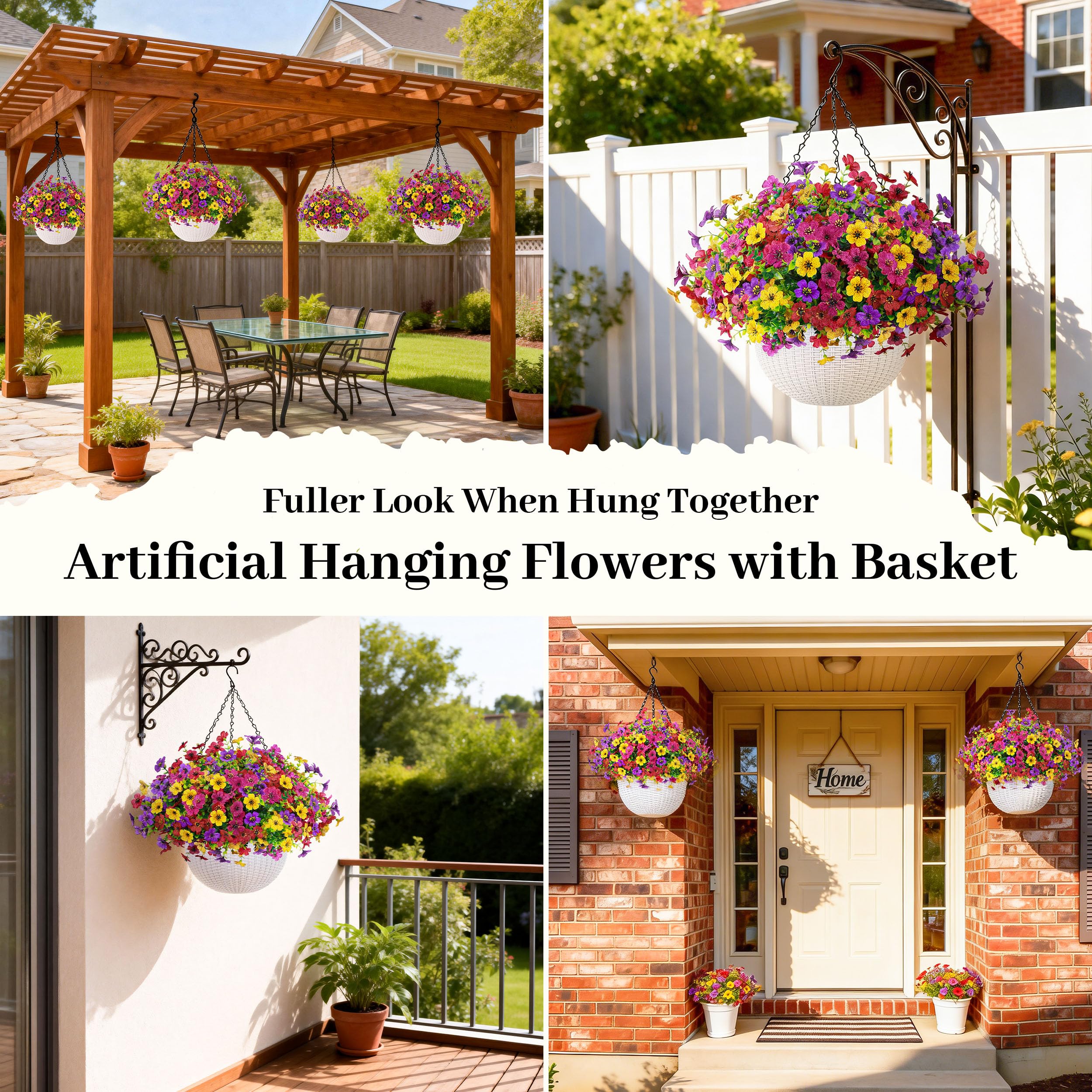 Der Rose low-maintenance artificial flowers simplify seasonal styling on balconies.