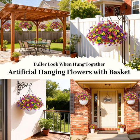 Der Rose low-maintenance artificial flowers simplify seasonal styling on balconies.