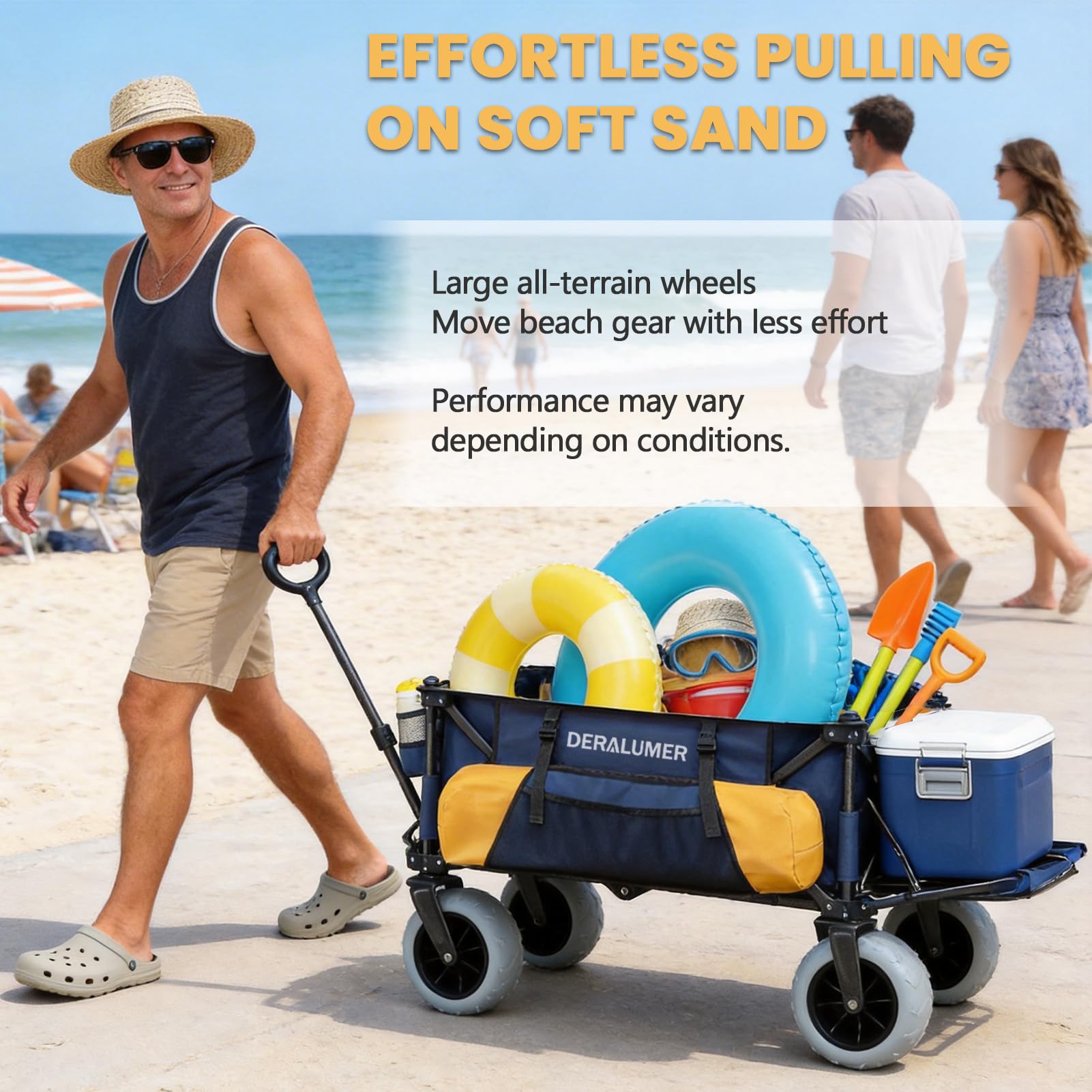 Deralumer X900 tailgate extended to fit long beach gear