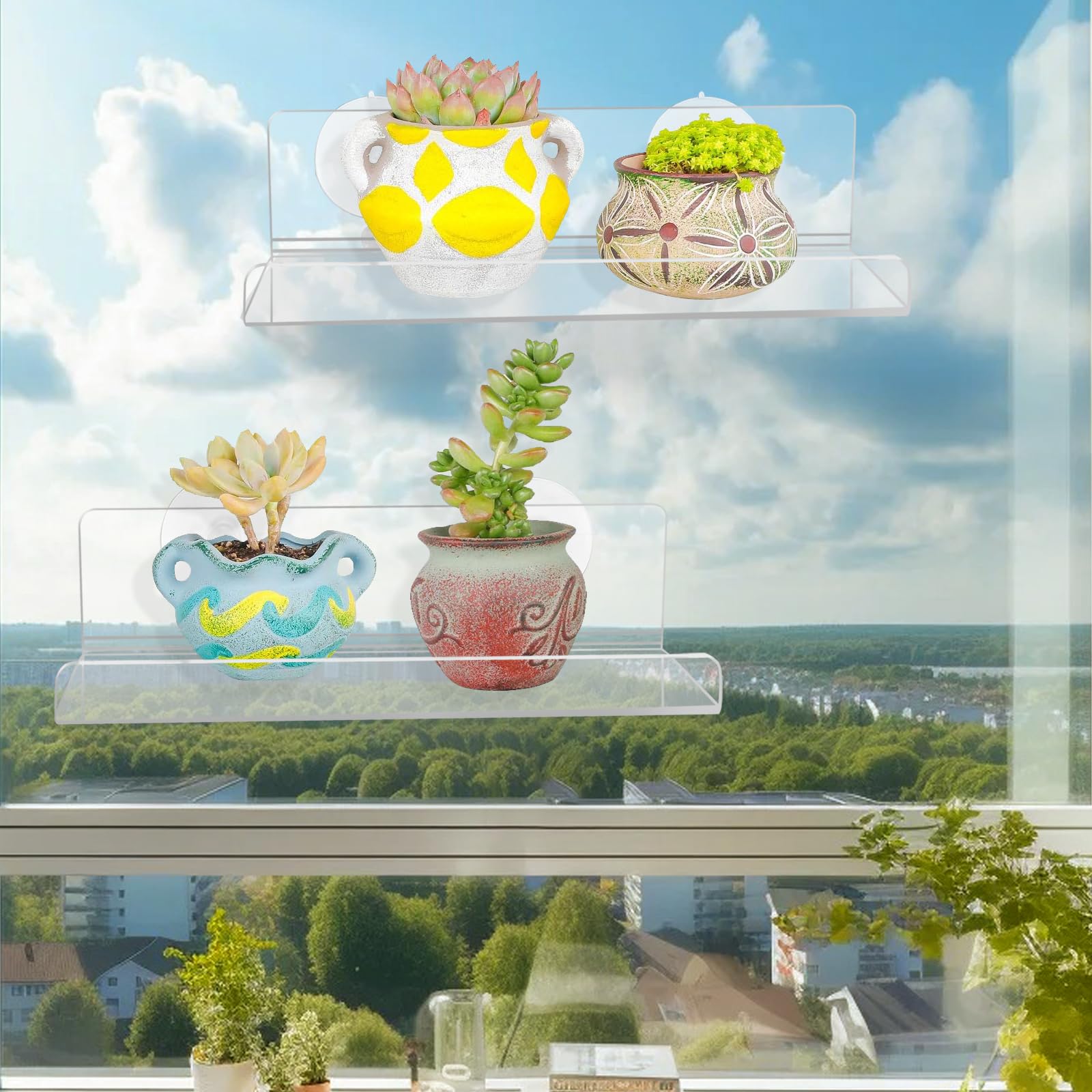 Derlyniupi kitchen spice rack shelf with herbs within easy reach.