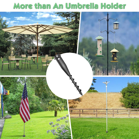 DEROFIT portable base enables easy transport between garden, patio, and beach days.