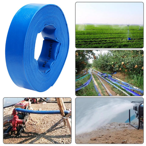 DERPIPE 1.5 inch pool backwash hose ready for easy setup and use