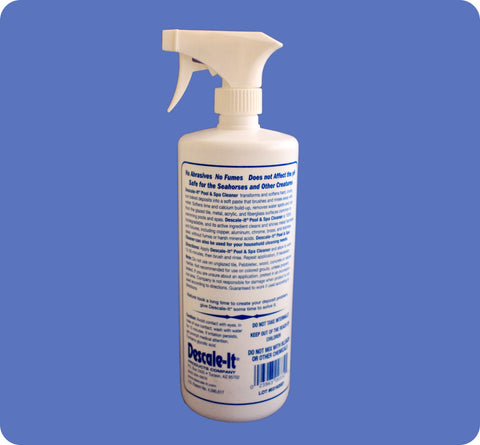Descale-It cleans tiles and grout without scratching or dulling