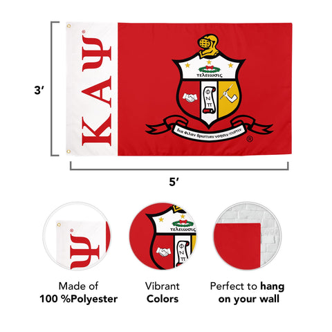 Desert Cactus Kappa Alpha Psi flag 3x5 feet with durable stitched ends