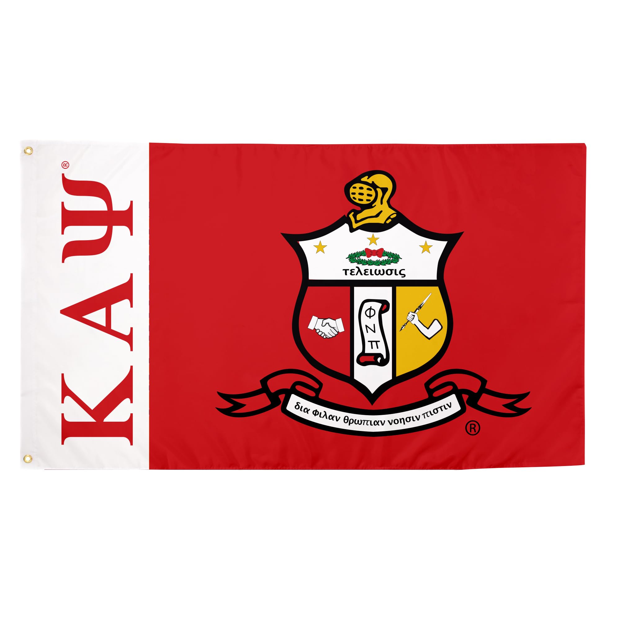 Desert Cactus Kappa Alpha Psi flag front view for tailgates and dorm decor