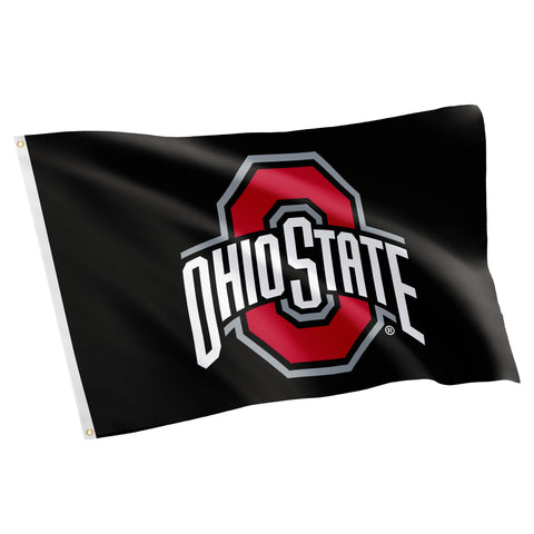 Desert Cactus OSU flag front view for outdoor Buckeyes display.