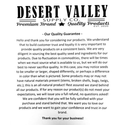 Desert Valley Supply unsalted peanuts in shell, natural wildlife nourishment.