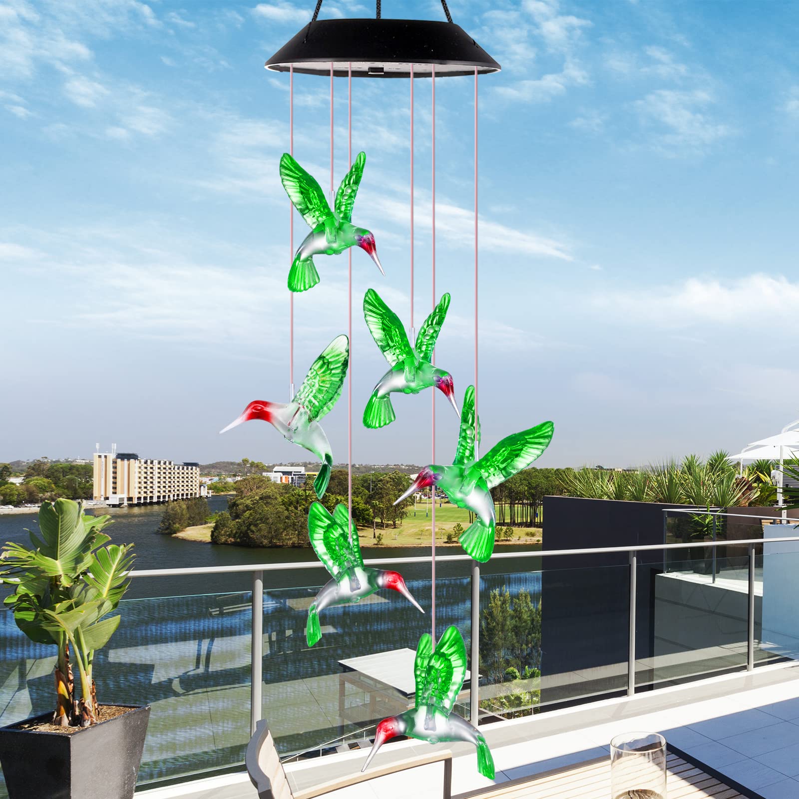 DesGully indoor-outdoor wind chime doubles as versatile decor.