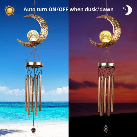DesGully metal striker delivers clear, deep tones in any breeze