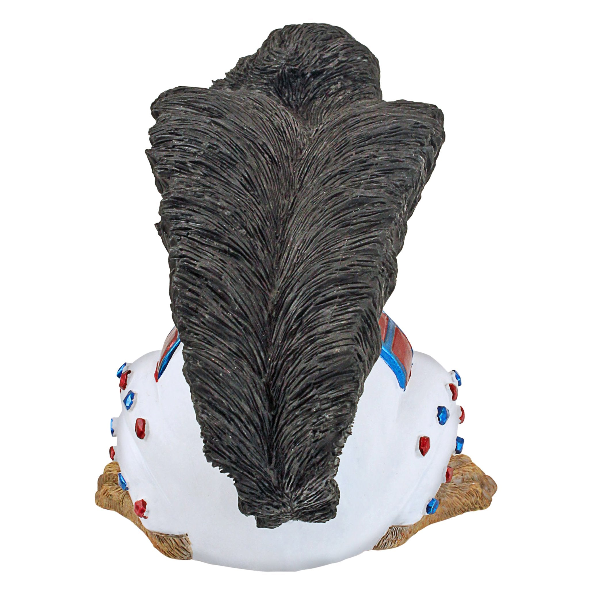Design Toscano Elmer fluffy tail coiffure adds whimsical focal point