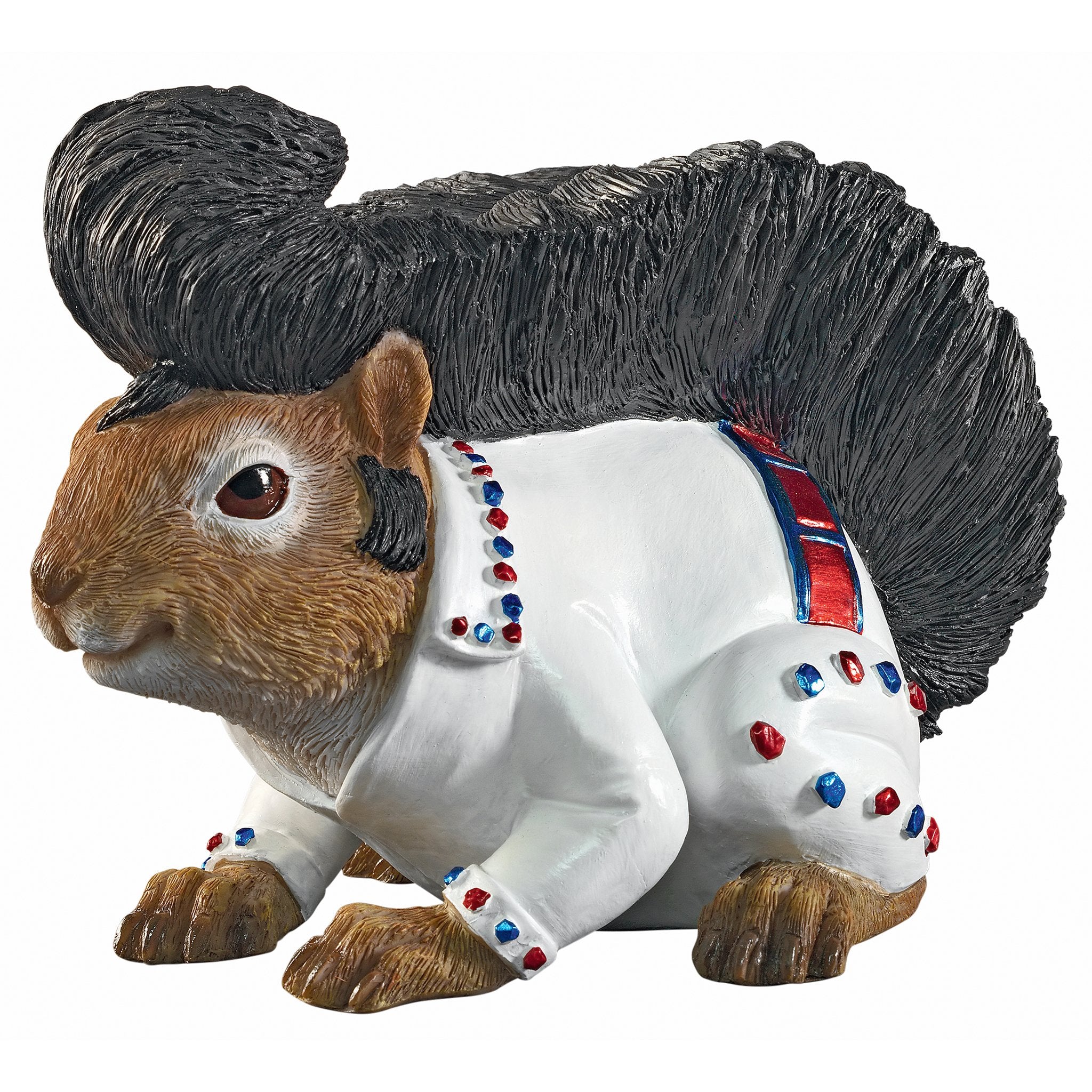Design Toscano Elmer rock squirrel garden statue in cast resin for outdoor charm