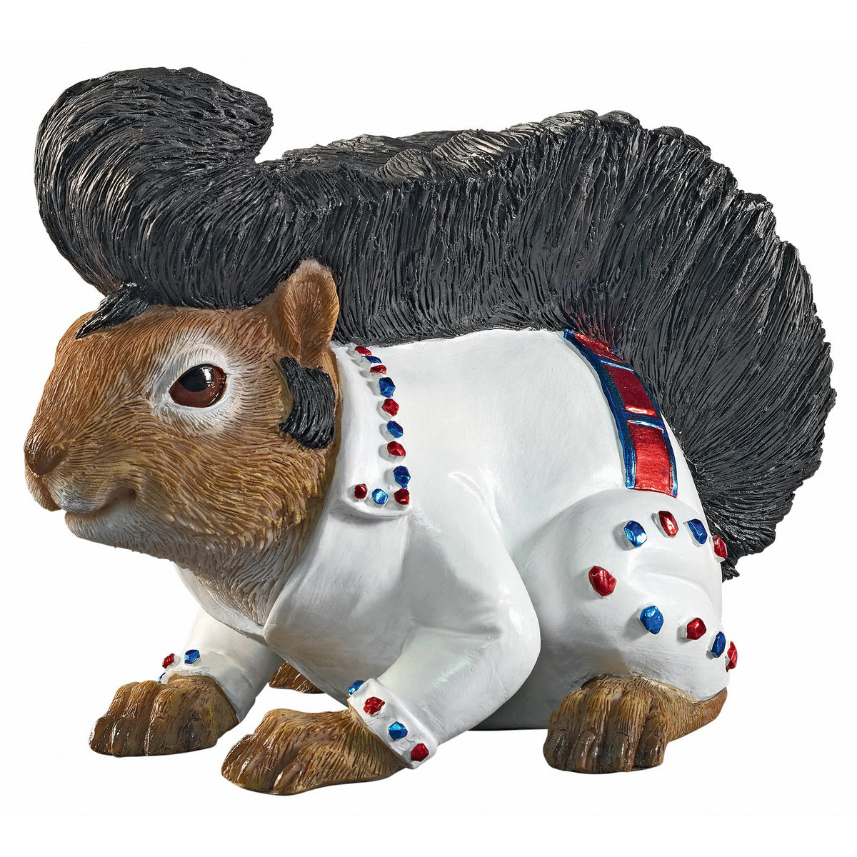 Design Toscano Elmer rock squirrel garden statue in cast resin for outdoor charm