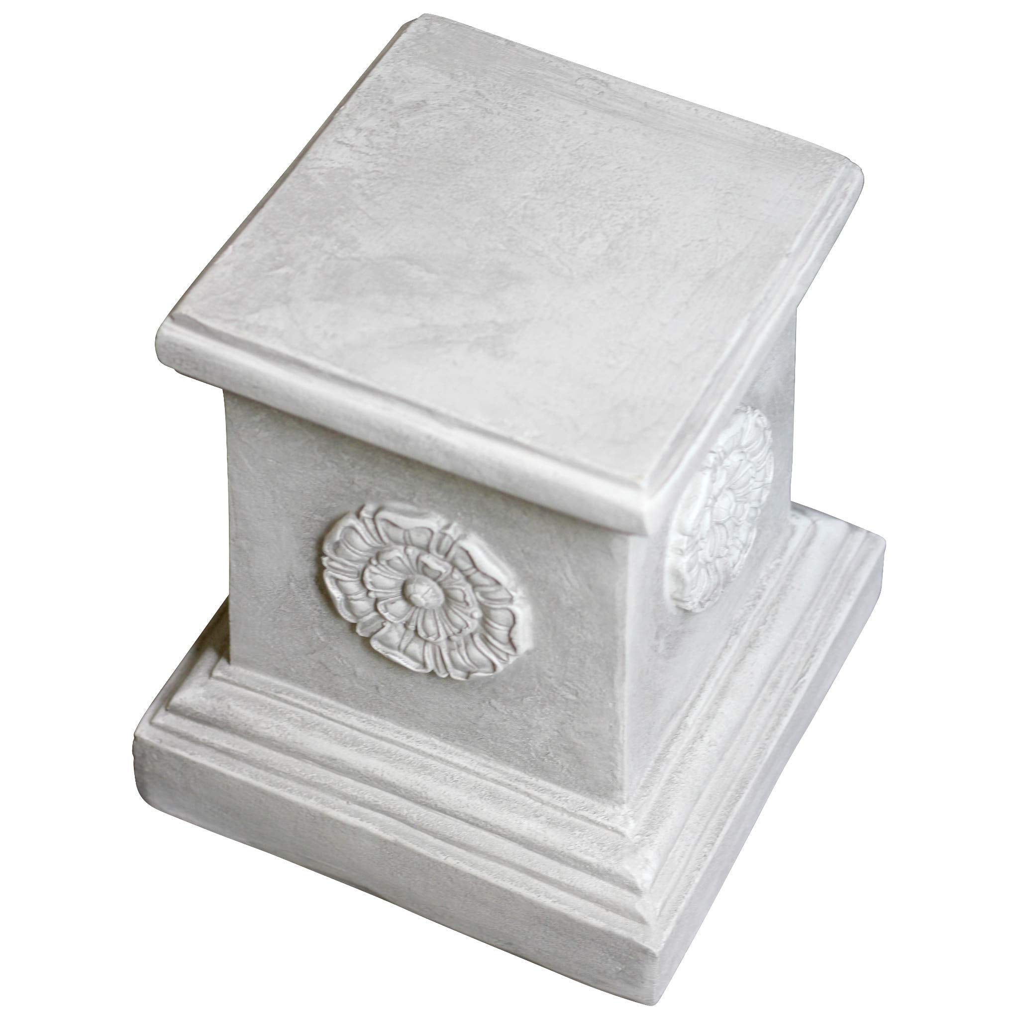 Design Toscano indoor-outdoor plinth base suits plants or decor