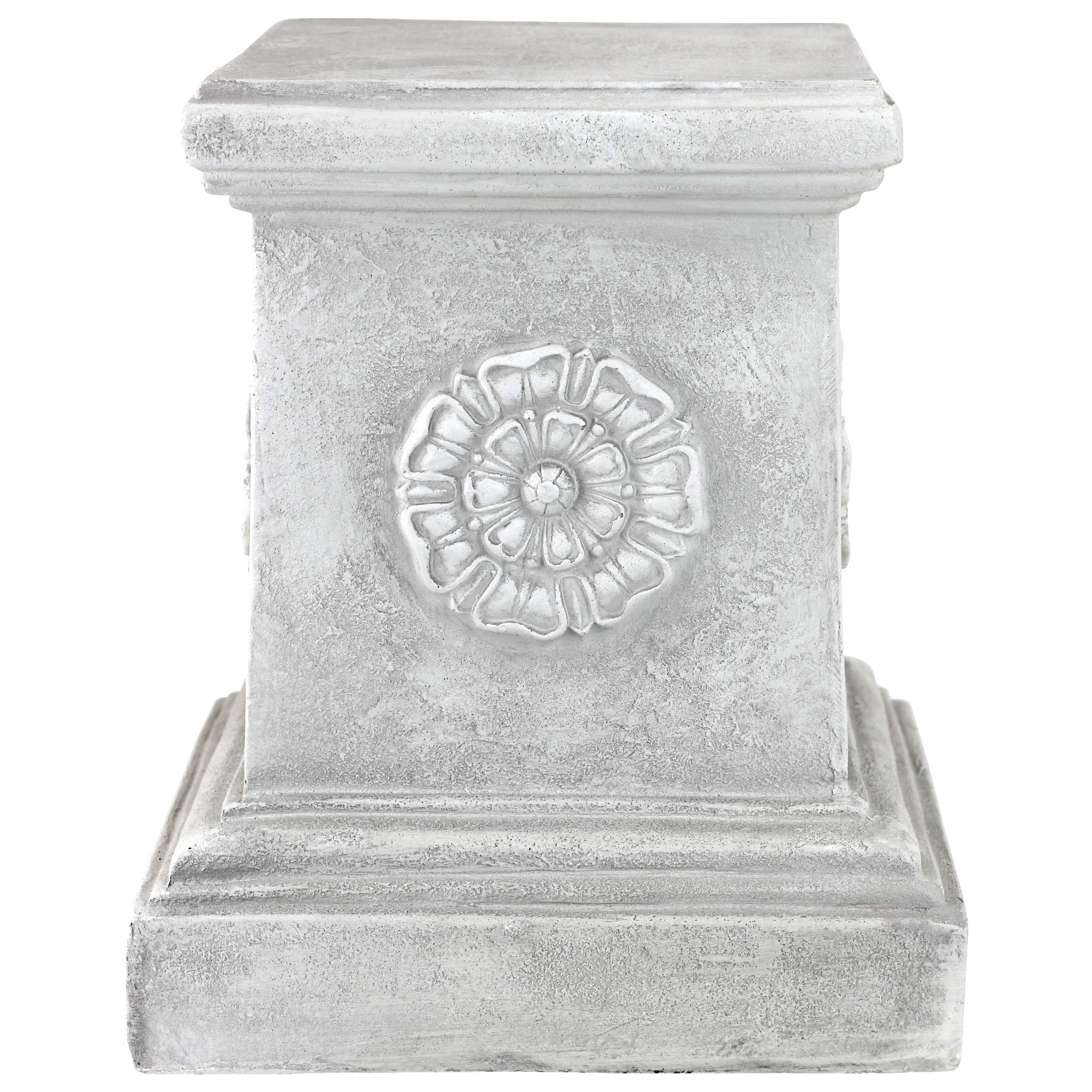 Design Toscano plant stand and sculpture riser supports elegant displays
