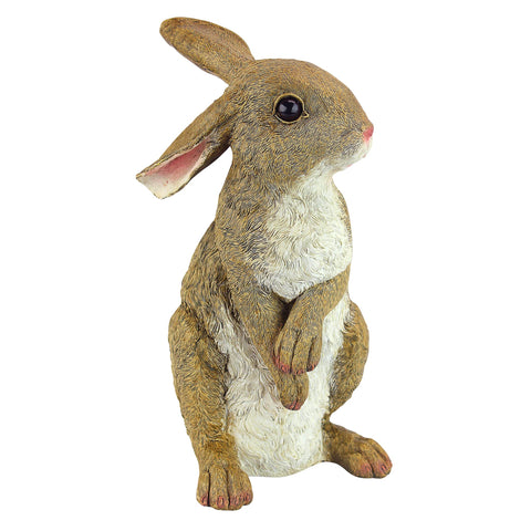 Design Toscano QM200681 Hopper Bunny standing outdoor statue adds garden charm