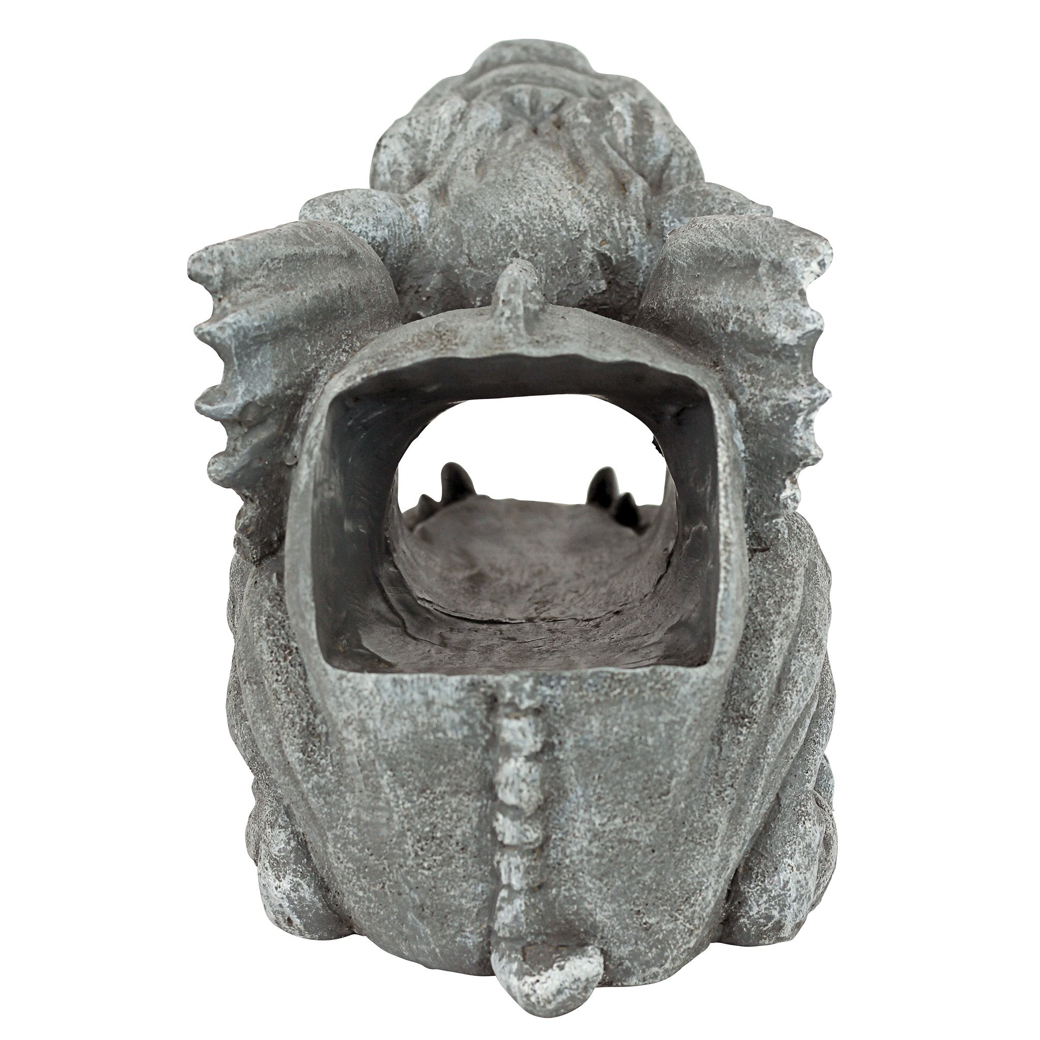 Design Toscano Roland gargoyle stands 10 inches tall for curbside impact.