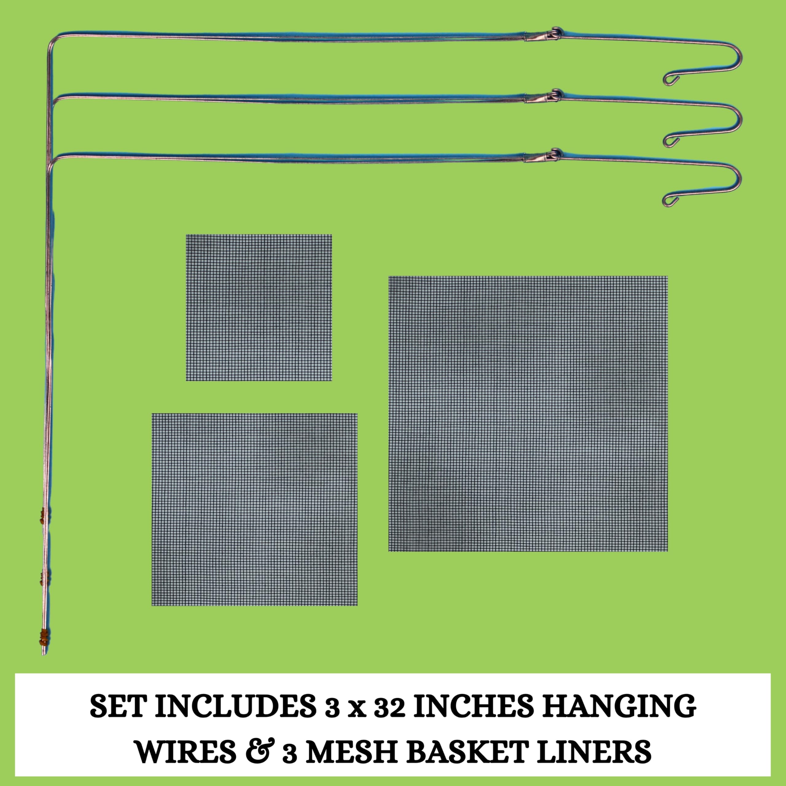 DESQUIGGLE basket with mesh insert secures small orchids.