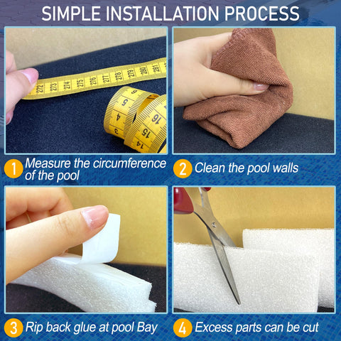Desunqin 20-pack pool cove for replacements and maintenance