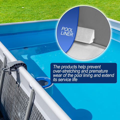 Desunqin 24' round pool cove designed for smooth bottom edge