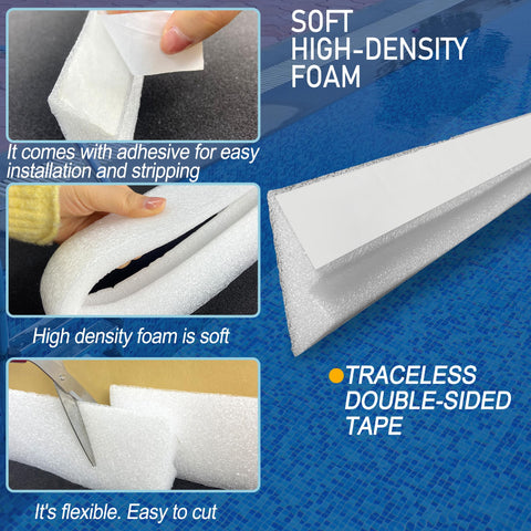 Desunqin pool cove protecting liner corners from dirt and wear