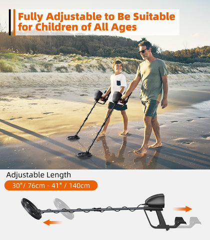 DetectTrek beginner friendly kit with shovel and rake.