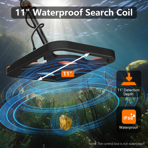 DetectTrek M55 backlit-display improves readability in low light.