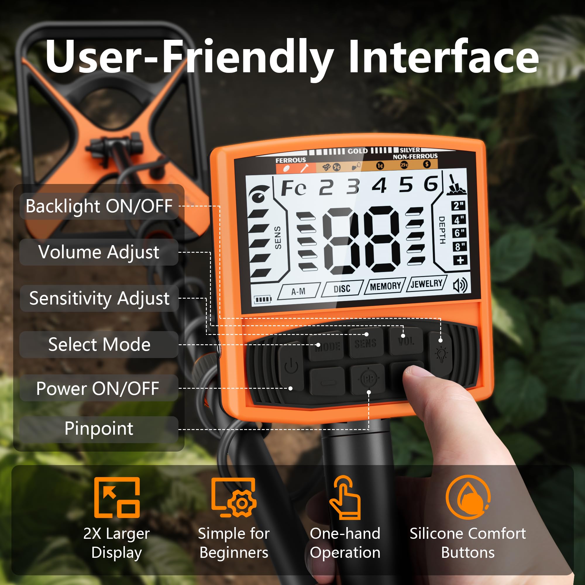 DetectTrek M55 high-precision-dsp-chip ensures stable detection at speed.