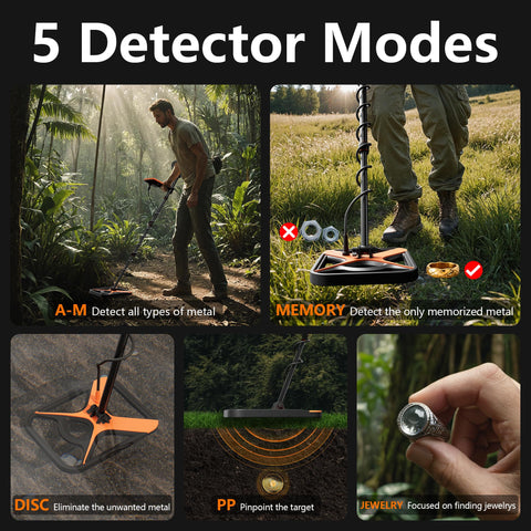 DetectTrek M55 wide-coil-coverage enables faster ground scanning.