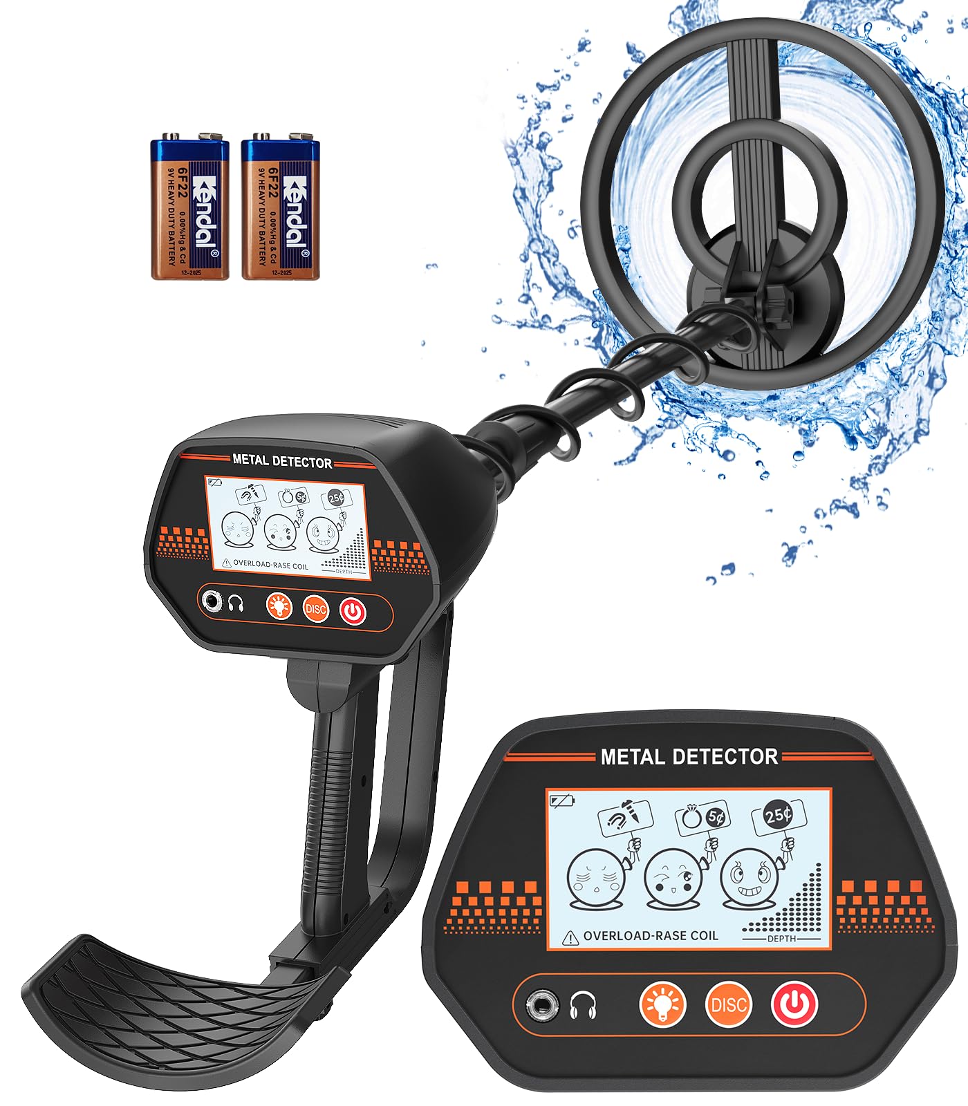 DetectTrek MD4070 with 8-inch coil for kid-friendly treasure hunts in yard, beach, or park.