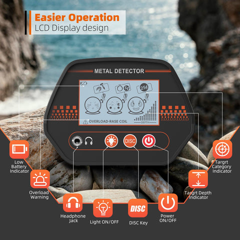 Lightweight design of DetectTrek MD4070 suited for growing explorers and family use.