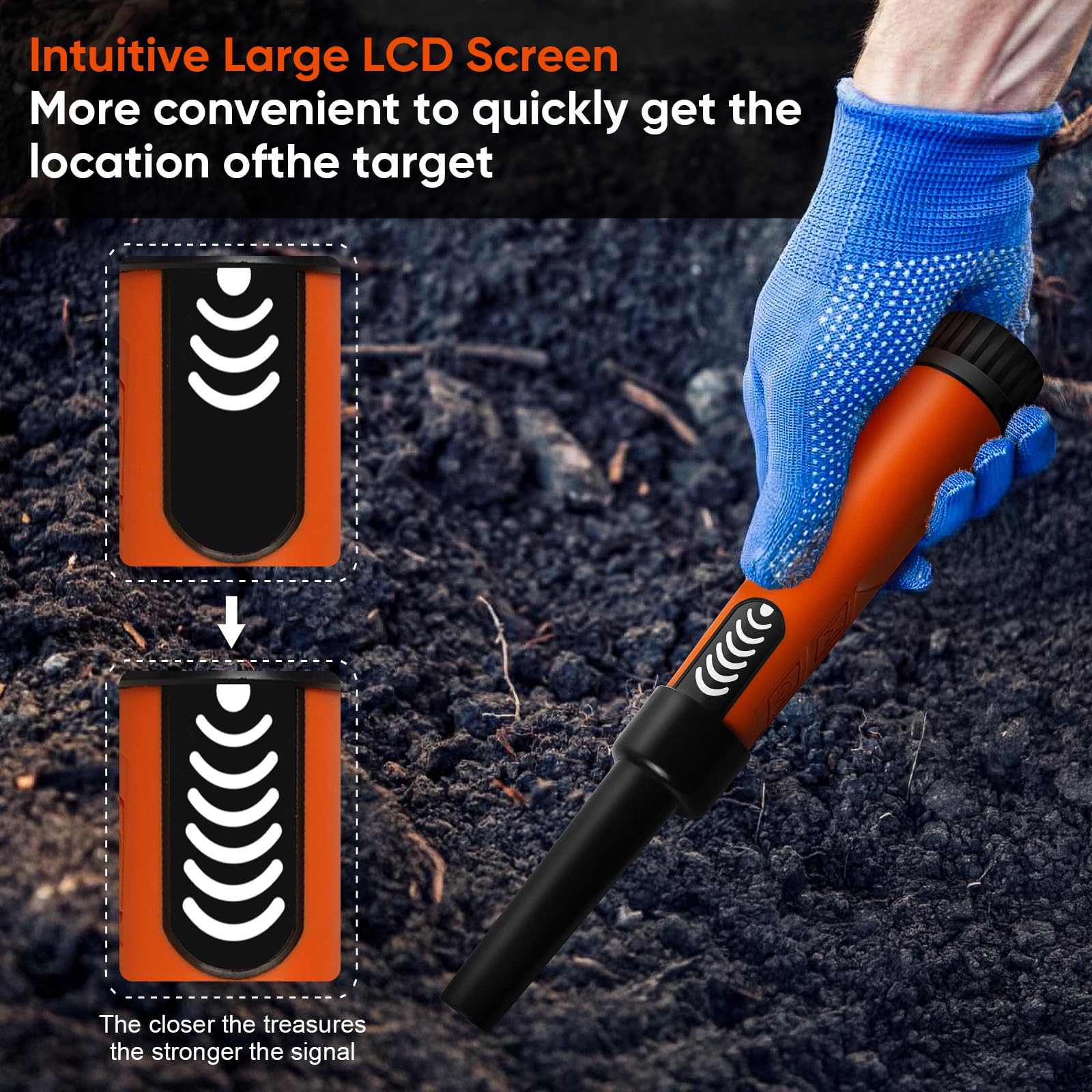 MD-880 IP68 waterproof design for underwater treasure hunting