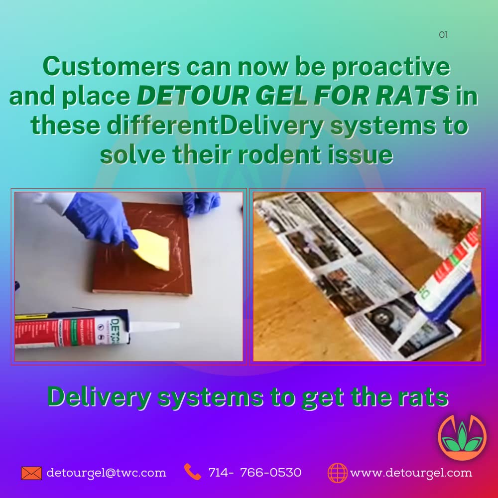 DETOUR Rat Repellent Gel protecting car engine compartments from rodents.