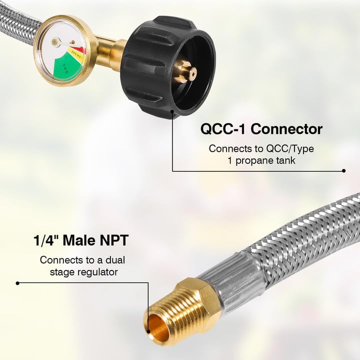 Detoypapa one-fourth-inch NPT male fittings ready for installation