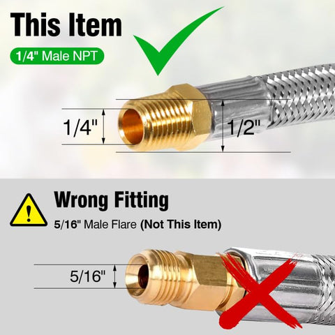 Detoypapa stainless steel braided hose delivers durable, leak-resistant connections.