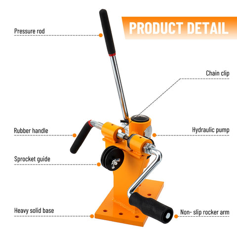 DETYI benchtop mounting holes secure the tool to a workbench for stable use