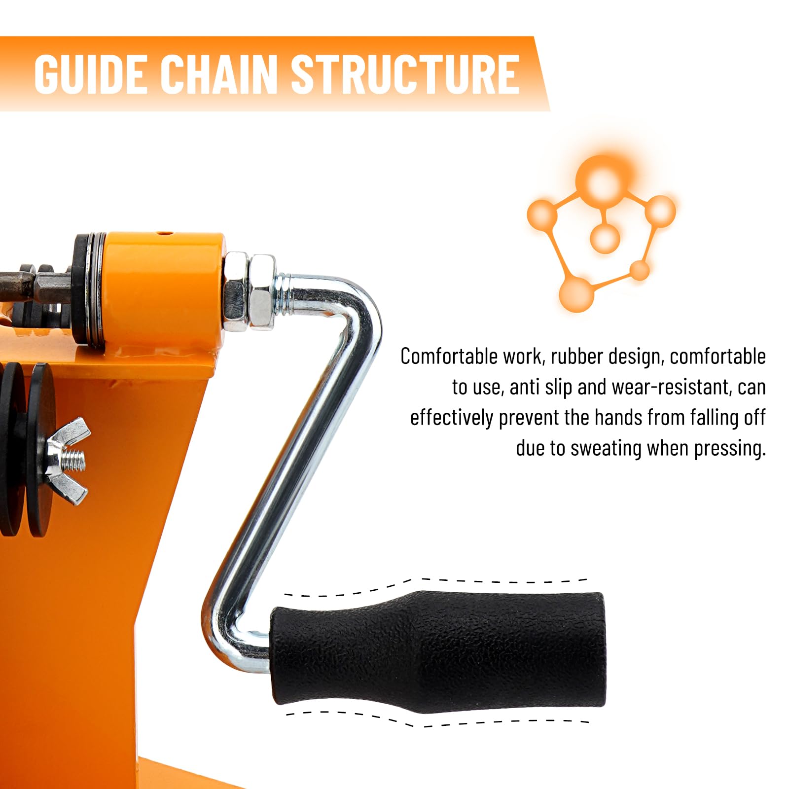 DETYI drill bits included for precise rivet work and adjustments