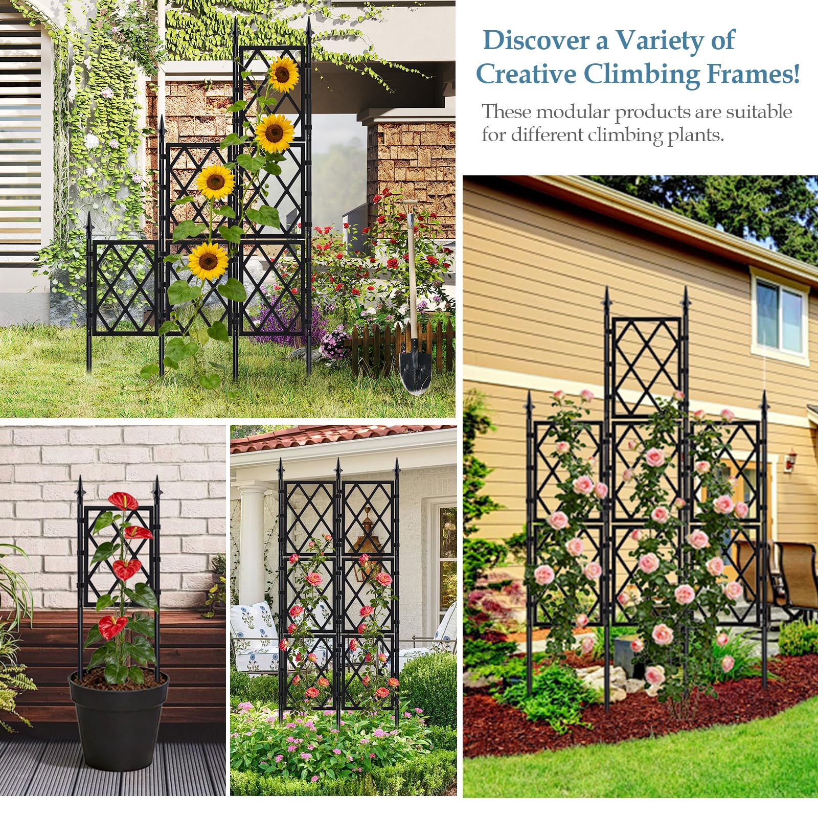DEVISEFUN garden twist tie included helps secure stems gently for healthy growth.