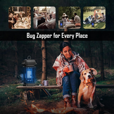 DEVOGUE bug zapper is designed for indoor and outdoor versatility.