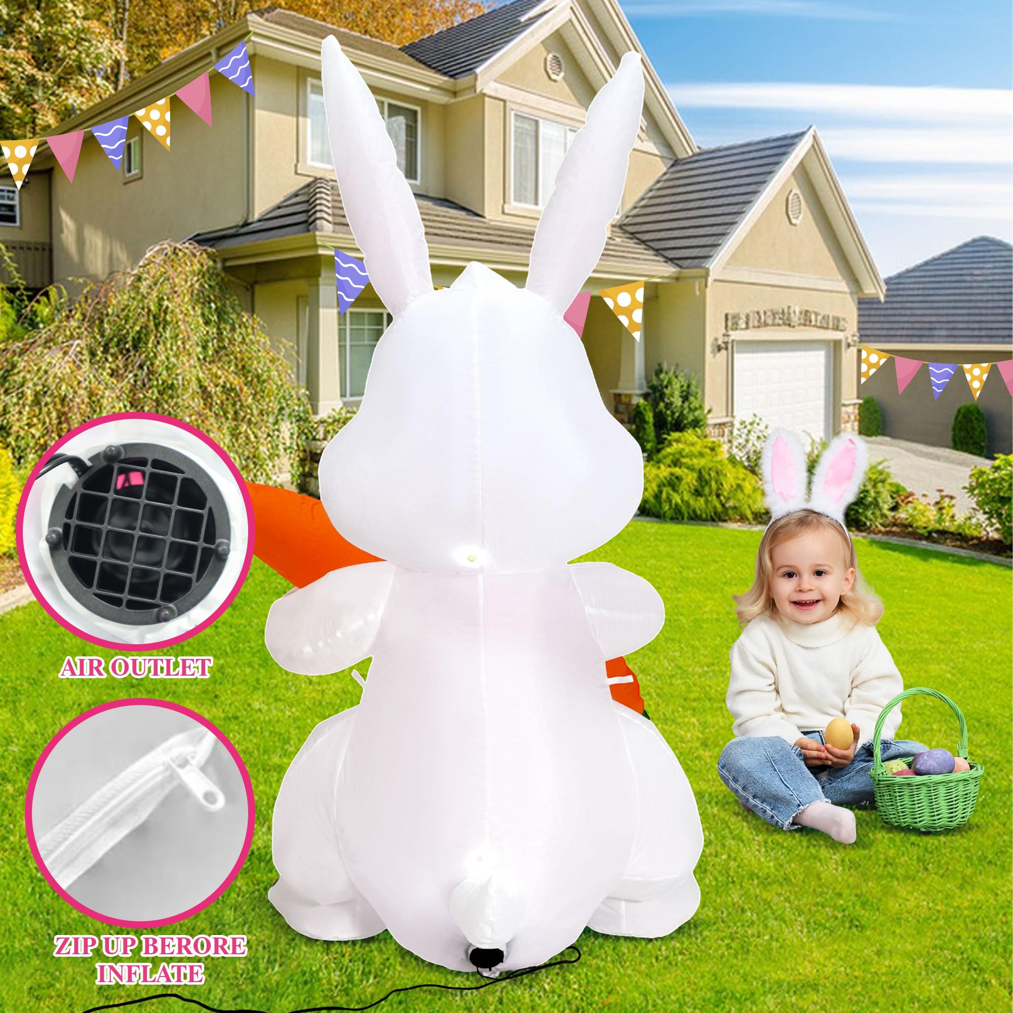 Devonwide air blower included for effortless inflation