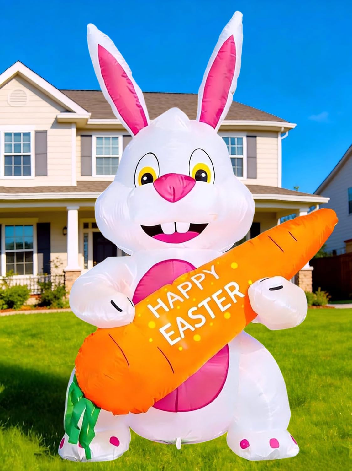 Devonwide LED-lit inflatable adds warm Easter glow after dark