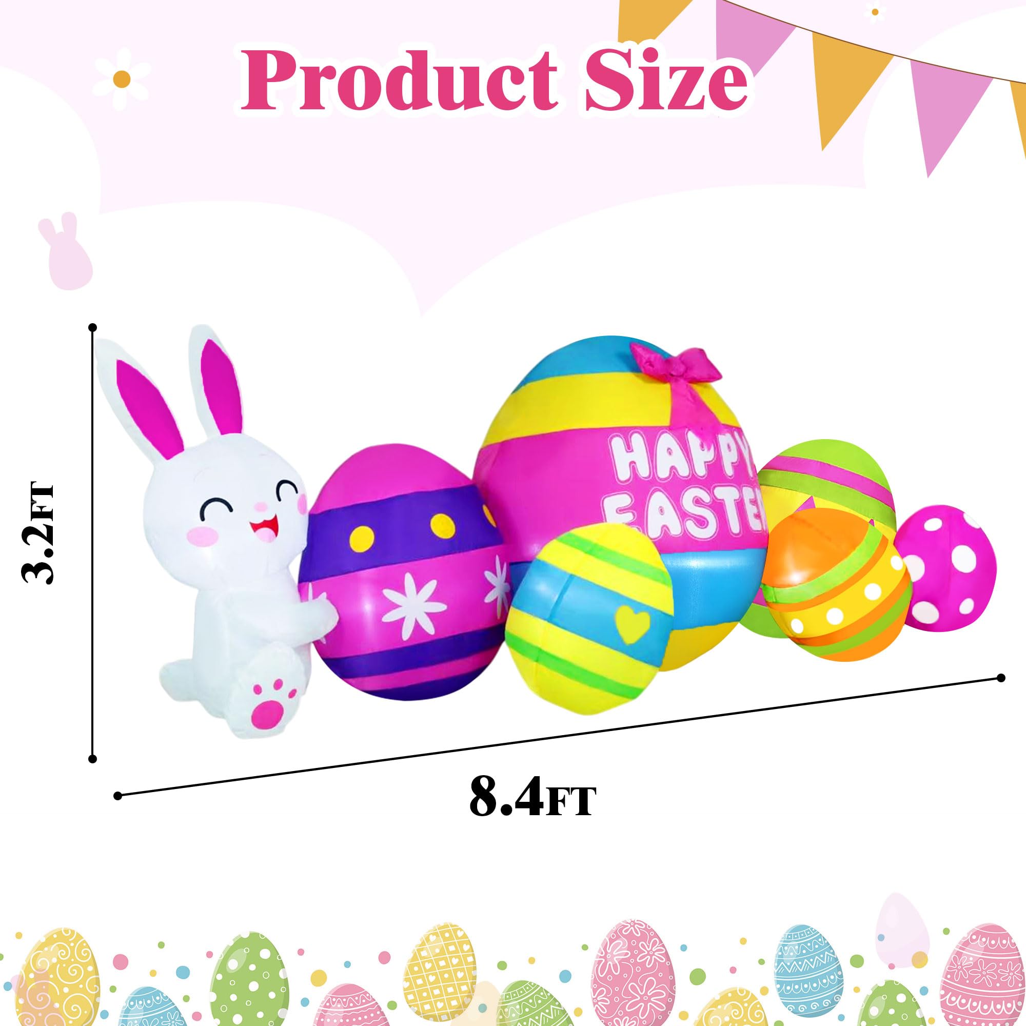 Devonwide premium design with bold patterns elevates your outdoor Easter decor
