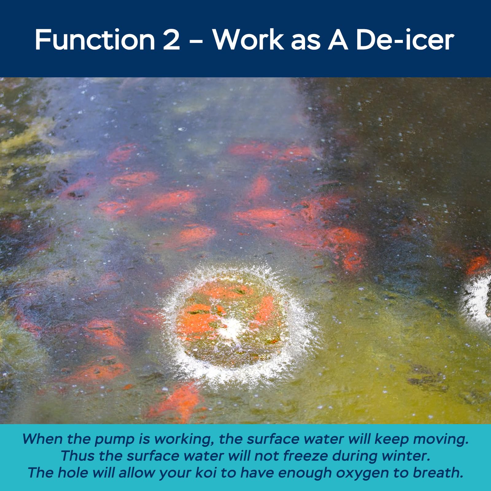 Devopet energy efficient 6W pump lowers power use while sustaining oxygenation