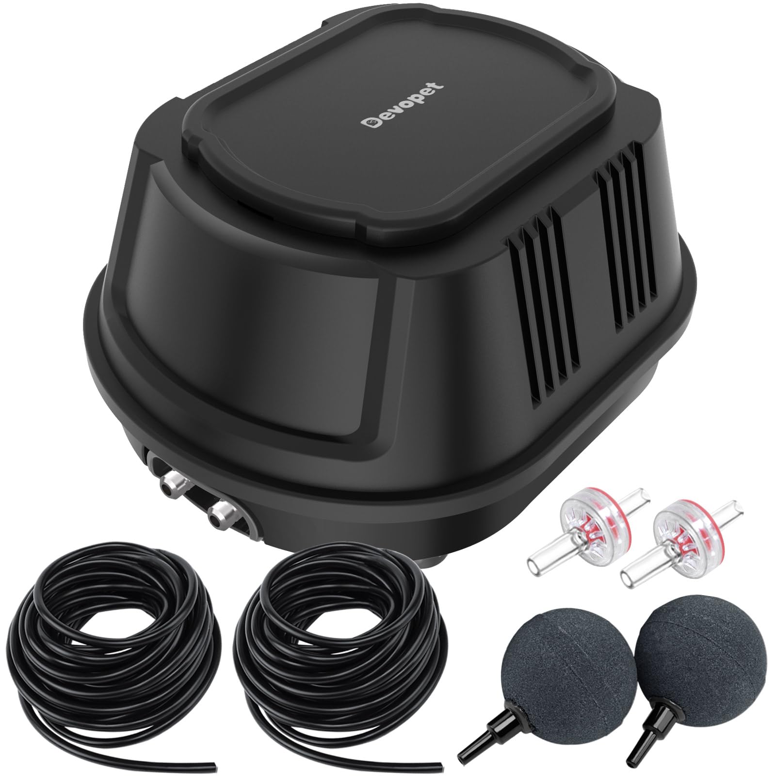 Devopet pond aerator kit package improves koi pond oxygenation with all-in-one setup