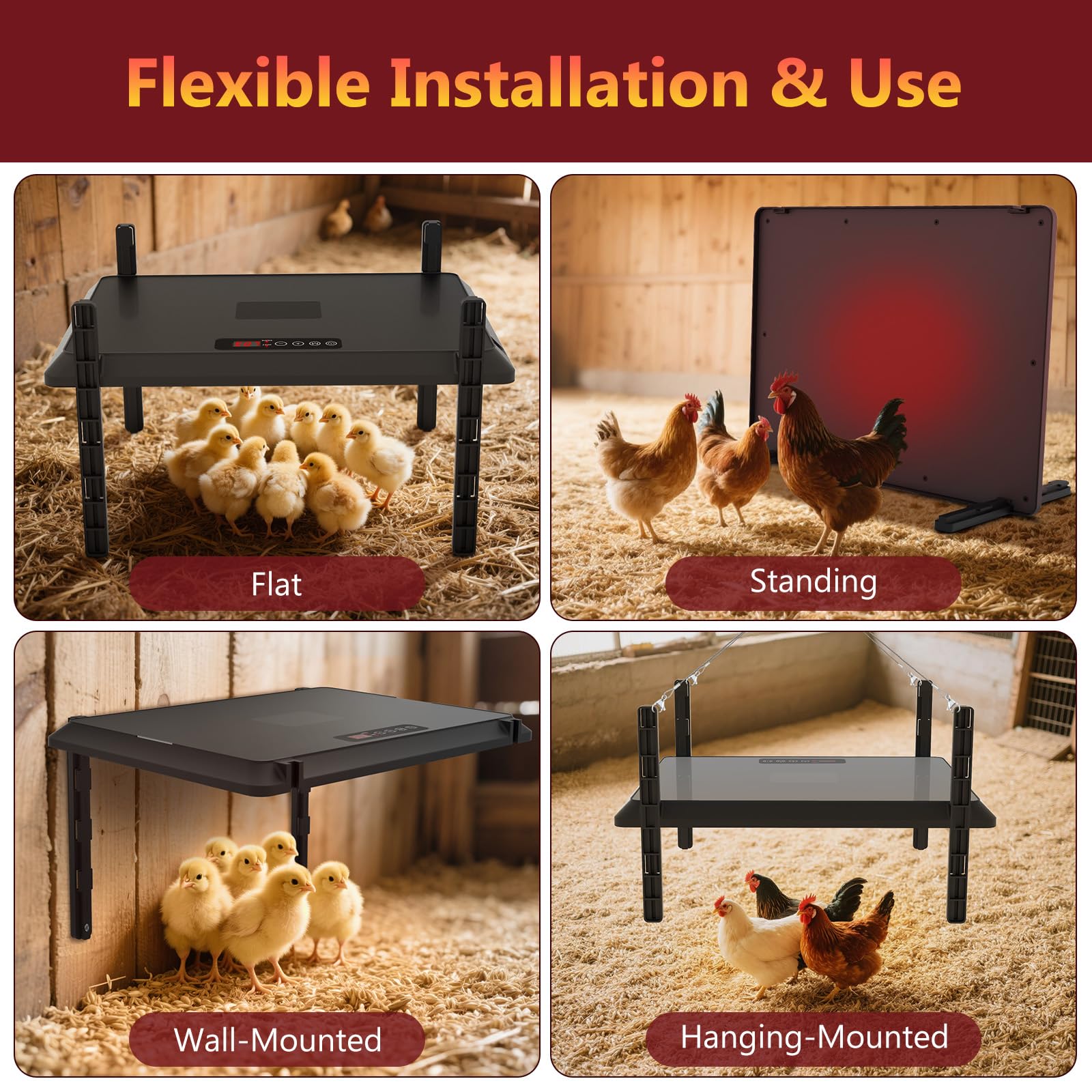Devopet Smart Chick Brooder Plate packaging-includes clarifies what's in the box for easy unboxing.