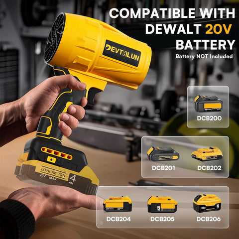 Turbo jet airflow delivers rapid debris clearance on patios and driveways