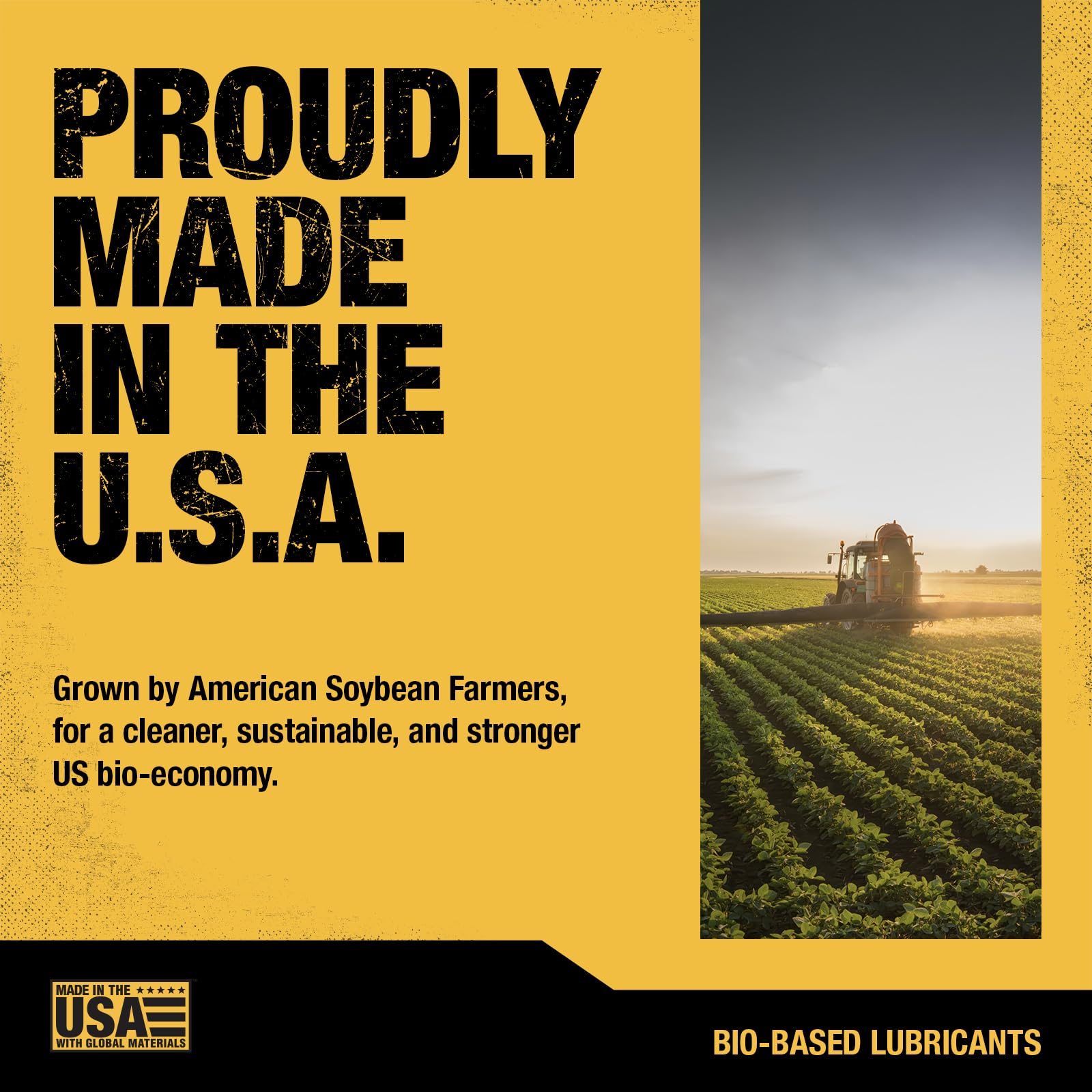 American-made DEWALT lubricant signals trusted quality.